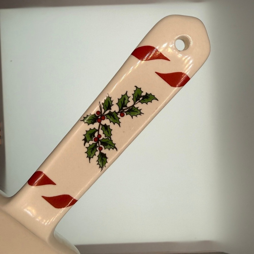 Spode Christmas Tree Ceramic Cake Server S3324-A18 Holiday Serveware - Picture 3 of 7